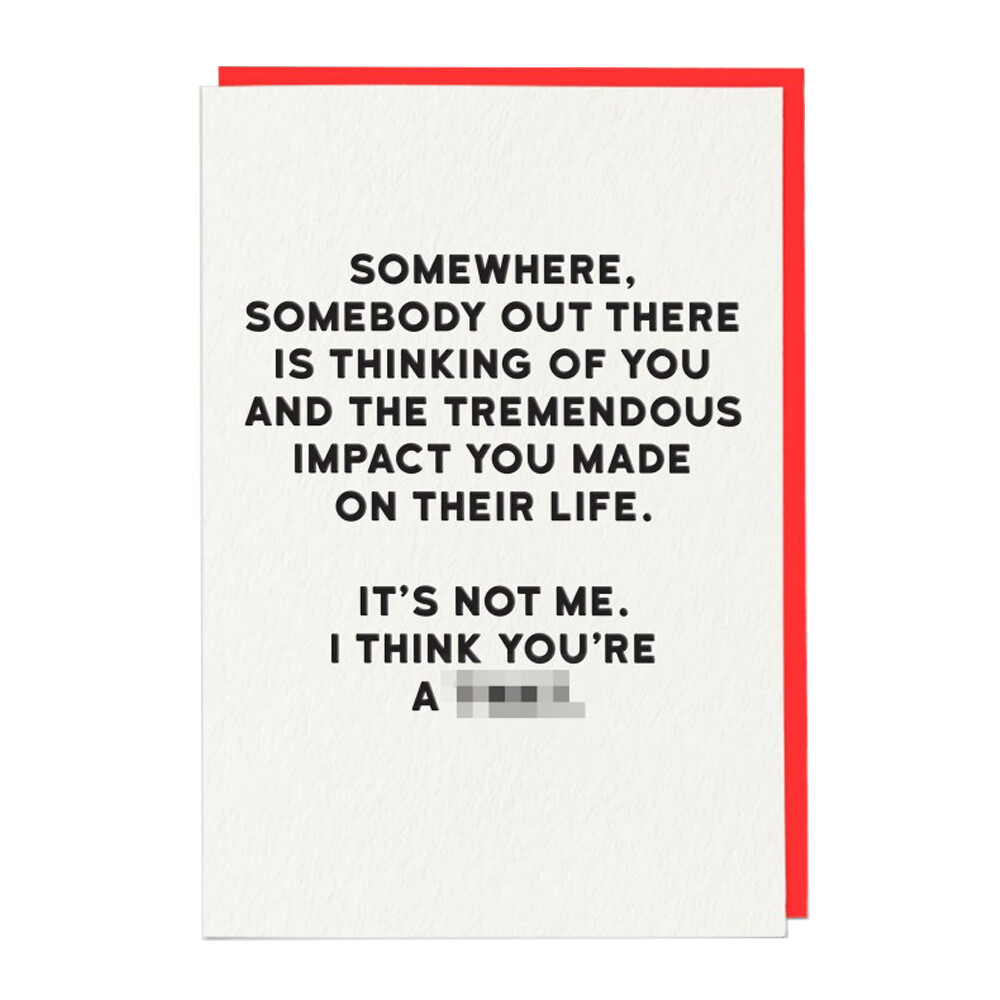 Somewhere Card