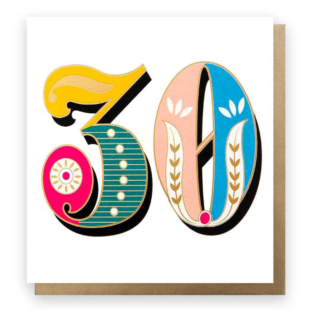 Carnival Age 30 Card