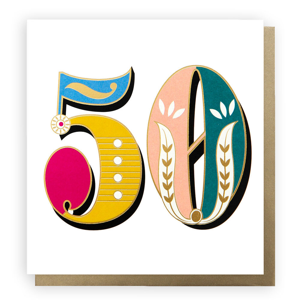 Carnival Age 50 Card