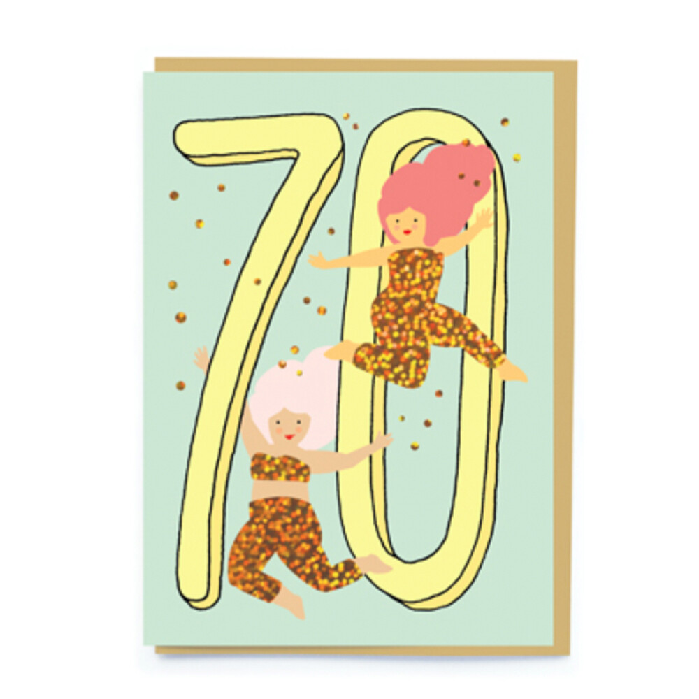 70th Birthday Card