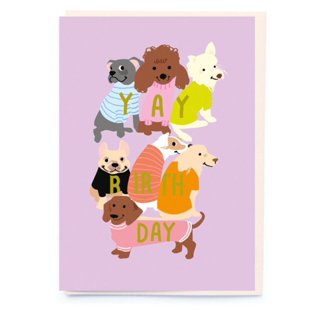 Birthday Dogs Card