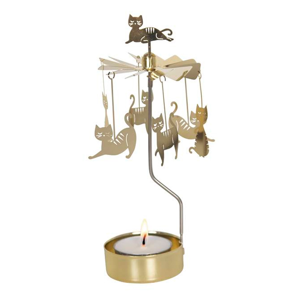 Pluto Produkter Cat Family Rotary Candle Holder