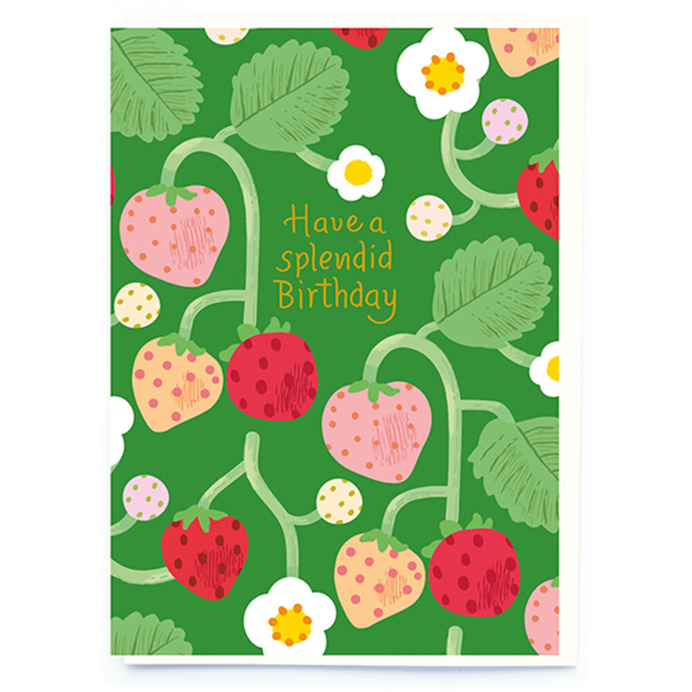 Birthday Strawberries Card