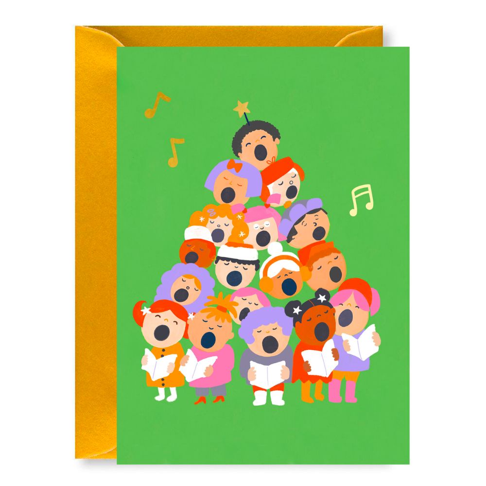 Christmas Choir Card Utility Gift UK