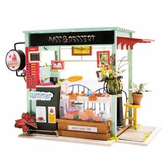 Rolife Happy Corner Emily's Flower Shop DIY Miniature Kit