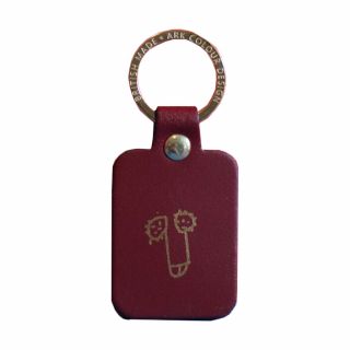 Personalized Multi-Photo Engraved Leather Keychain Picture