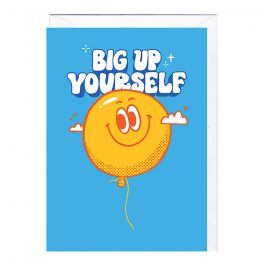 Jolly Awesome, Big Up Yourself Card | Utility Gift UK