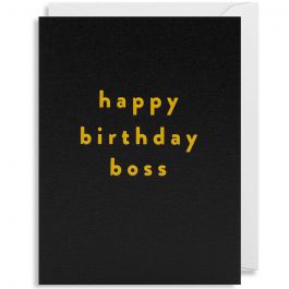 anspændt Hændelse, begivenhed Rise Happy Birthday Boss, Greetings Card | Utility Gift UK