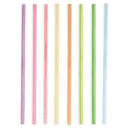 Kikkerland Bright Color Reusable Straws