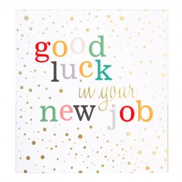 Good Luck In Your New Job Card | Utility Gift UK