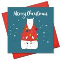 Polar Bear Jumper Christmas Card