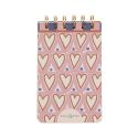 Adopo Twin Wire Notepad - Hearts