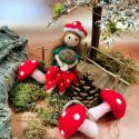 Felt So Good Toadstool Christmas Decoration