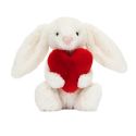 Jellycat Bashful Red Love Heart Bunny Little