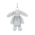 Jellycat Bashful Silver Bunny Bag Charm