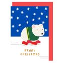 Beary Christmas Polar Bear Card