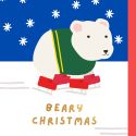 Beary Christmas Polar Bear Card