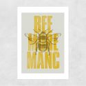 East End Prints Bee More Manc A3 Print