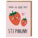 Berry Best Step Mum Mother's Day Card