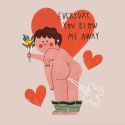 Blow Me Away Valentines Card