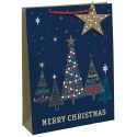 Xmas Blue Trees Gift Bags