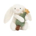 Jellycat Bashful Bunny With Christmas Tree