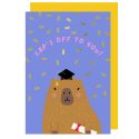 Capybara Graduation Card