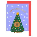 Capy Christmas Capybara Card