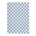 Maison Deux Checkerboard Blanket - Denim White