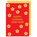 Chinese New Year Flowers Card