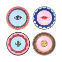 Eleanor Bowmer Set Of 4 Icon Coasters