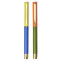 Colour Block Pens Cobalt & Army Green (Set of 2)