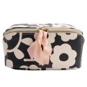 Mono Flower Flat Lay Cosmetic Bag