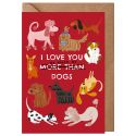 Dogs Valentines Card