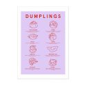 East End Dumpling Menu A3 Print