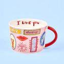 Eleanor Bowmer Set of 2 Love Mugs