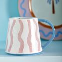 Eleanor Bowmer Pink Wave Mug