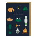 Fathers Day Camping Card