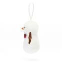 Jellycat Festive Folly Snowman Decoration