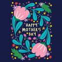 Floral Foil Mother's Day Card