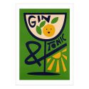 East End Gin & Tonic A3 Print