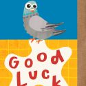 Good Luck Pigeon Card