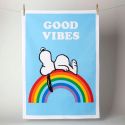 Snoopy Good Vibes Tea Towel