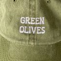 Silver Spider Dad Cap - Green Olives