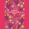 Floral Valentines Card