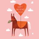 Neigh Valentines Card