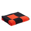 Hay Check Hand Towel - Poppy Red