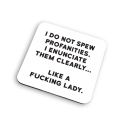 Profanities Coaster