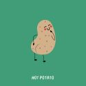 Hot Potato Valentines Card