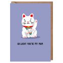 Lucky Cat Mother's Day Card